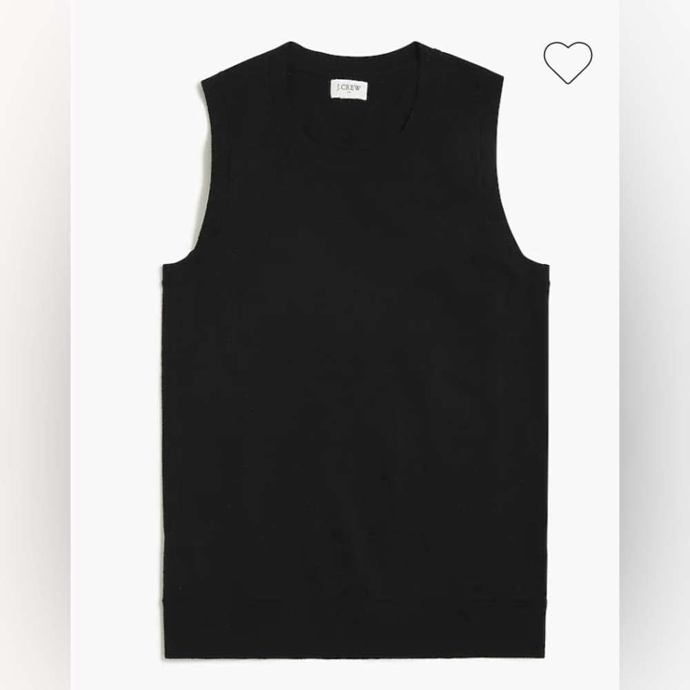J.Crew Factory Women's Sweater shell Black 3X